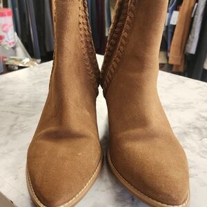 Coconuts by Matisse Tan Suede Ankle Boots